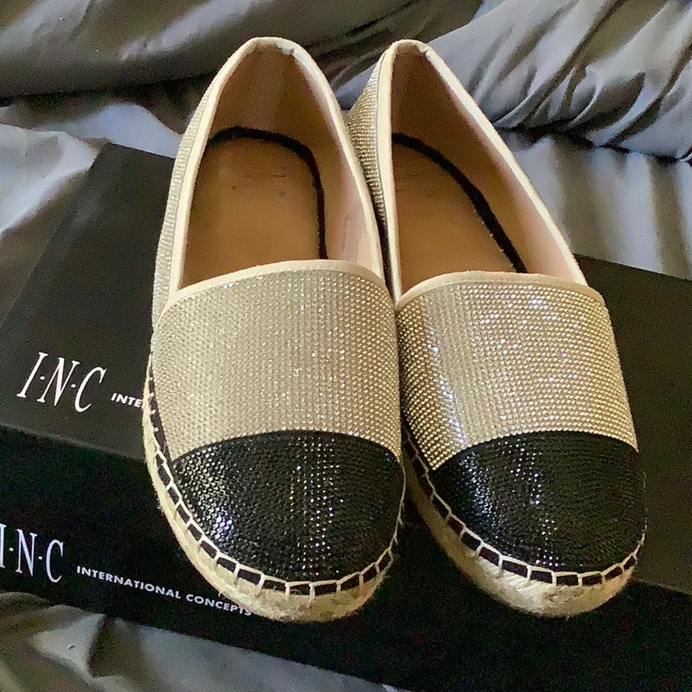 INC. Women’s Rhinestone Flats